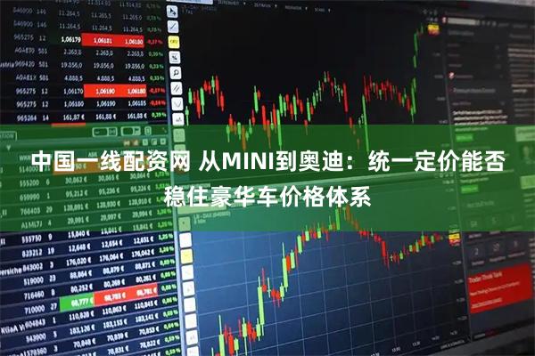 中国一线配资网 从MINI到奥迪：统一定价能否稳住豪华车价格体系
